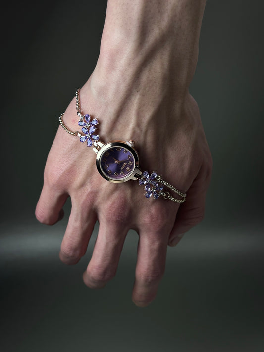 Vintage "Violet Horologe" Bracelet B0013