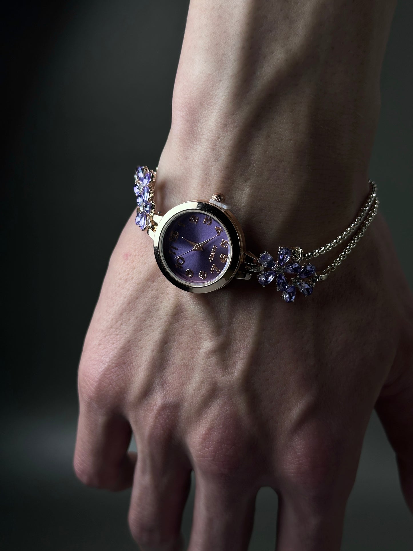 Vintage "Violet Horologe" Bracelet B0013